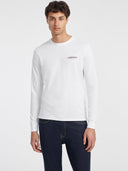 Guess Jeans Ανδρικό Μακρυμάνικο T-Shirt M4YI54K8HM0-G011 Λευκό