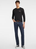 Guess Jeans Ανδρικό Μακρυμάνικο T-Shirt M4YI54K8HM0-JBLK Μαύρο