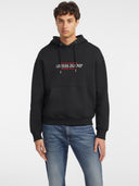 Guess Jeans Ανδρικό Φούτερ Με Κουκούλα M4YQ23K9V31-JBLK Μαύρο