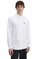 Fred Perry Ανδρικό Πουκάμισο Oxford Shirt M5516-100 Λευκό