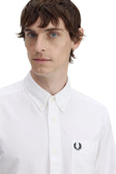 Fred Perry Ανδρικό Πουκάμισο Oxford Shirt M5516-100 Λευκό