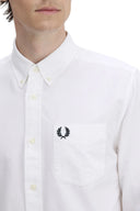 Fred Perry Ανδρικό Πουκάμισο Oxford Shirt M5516-100 Λευκό