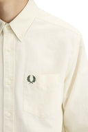 Fred Perry Ανδρικό Πουκάμισο Oxford Shirt M5516-13B Εκρού