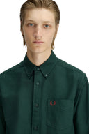 Fred Perry Ανδρικό Πουκάμισο Oxford Shirt M5516-30A Πράσινο