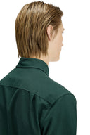 Fred Perry Ανδρικό Πουκάμισο Oxford Shirt M5516-30A Πράσινο