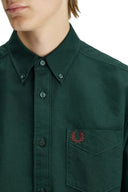Fred Perry Ανδρικό Πουκάμισο Oxford Shirt M5516-30A Πράσινο