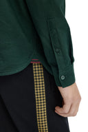 Fred Perry Ανδρικό Πουκάμισο Oxford Shirt M5516-30A Πράσινο