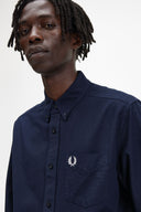 Fred Perry Ανδρικό Πουκάμισο Oxford Shirt M5516-608 Μπλε Σκούρο