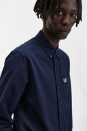 Fred Perry Ανδρικό Πουκάμισο Oxford Shirt M5516-608 Μπλε Σκούρο
