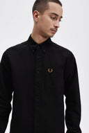 Fred Perry Ανδρικό Πουκάμισο Oxford Shirt M5516-R88 Μαύρο