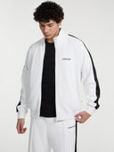 Guess Jeans Ανδρική Ζακέτα Tricot Track Jacket M5GQ29KB212-G011 Λευκό
