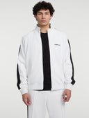 Guess Jeans Ανδρική Ζακέτα Tricot Track Jacket M5GQ29KB212-G011 Λευκό