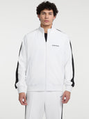 Guess Jeans Ανδρική Ζακέτα Tricot Track Jacket M5GQ29KB212-G011 Λευκό