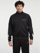 Guess Jeans Ανδρική Ζακέτα Tricot Track Jacket M5GQ29KB212-JBLK Μαύρο