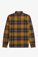Fred Perry Ανδρικό Πουκάμισο Καρό Tartan Shirt M6573-644 Καφέ