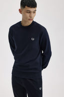 Fred Perry Ανδρικό Φούτερ Crew Neck Sweatshirt M7535-238 Μπλε