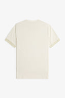 Fred Perry Ανδρική Μπλούζα Striped Cuff Pique T-Shirt M7707-560 Εκρού