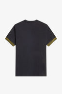 Fred Perry Ανδρική Μπλούζα Striped Cuff Pique T-Shirt M7707-R88 Μαύρο