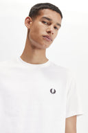 Fred Perry Ανδρικό  Laurel Wreath Graphic T-Shirt M7784-100 Λευκό