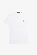Fred Perry Ανδρικό  Laurel Wreath Graphic T-Shirt M7784-100 Λευκό