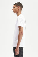 Fred Perry Ανδρικό  Laurel Wreath Graphic T-Shirt M7784-100 Λευκό