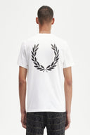 Fred Perry Ανδρικό  Laurel Wreath Graphic T-Shirt M7784-100 Λευκό