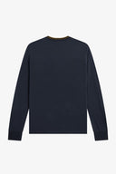 Fred Perry Ανδρική Μακρυμάνικη Μπλούζα  Twin Tipped T-Shirt M9602-M68 Μπλε