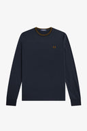 Fred Perry Ανδρική Μακρυμάνικη Μπλούζα  Twin Tipped T-Shirt M9602-M68 Μπλε