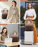 Γυναικείο Σακίδιο με USB Lovevook 15,6'' MB2146 brown