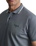 Navy & Green Ανδρική Μπλούζα Πόλο Κοντομάνικη 24EY.040/1PL METAL BLUE Γκρι Σκούρο
