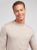 Us Polo Assn. Ανδρικό Πουλόβερ US42 173 006-01-208 Μπεζ