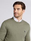 Us Polo Assn. Ανδρικό Πουλόβερ US42 173 006-01-249 Χακί
