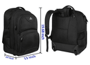 Σακίδιο πλάτης Τροχήλατο 45L Laptop 18” Matein 1178 μαύρο
