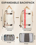 Σακίδιο πλάτης Travel Carry on 52L Laptop 17,3” Matein 6131 μπεζ