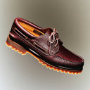 Timberland Ανδρικά Παπούτσια Δερμάτινα  Authentic 3-Eye Boat Shoe TB050009648 Μπορντό