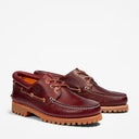 Timberland Ανδρικά Παπούτσια Δερμάτινα  Authentic 3-Eye Boat Shoe TB050009648 Μπορντό