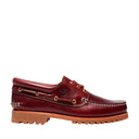Timberland Ανδρικά Παπούτσια Δερμάτινα  Authentic 3-Eye Boat Shoe TB050009648 Μπορντό