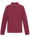 Timberland Ανδρικό Μακρυμάνικο Polo Millers River TB0A6VD2648 Μπορντό