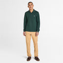 Timberland Ανδρική Μπλούζα Ls Millers River Pique Polo TB0A6VD2317 Πράσινο