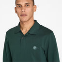Timberland Ανδρική Μπλούζα Ls Millers River Pique Polo TB0A6VD2317 Πράσινο