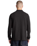 Timberland Ανδρικό Polo Μακρυμάνικο Millers River Pique TBC0YHBE001 Μαύρο