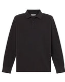 Timberland Ανδρικό Polo Μακρυμάνικο Millers River Pique TBC0YHBE001 Μαύρο