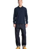 Timberland Ανδρικό Polo Μακρυμάνικο Millers River Pique TBC0YHBE433 Μπλε