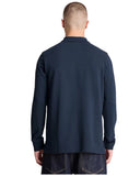 Timberland Ανδρικό Polo Μακρυμάνικο Millers River Pique TBC0YHBE433 Μπλε