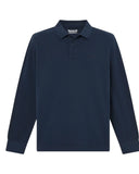 Timberland Ανδρικό Polo Μακρυμάνικο Millers River Pique TBC0YHBE433 Μπλε