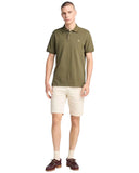 Timberland Ανδρική Μπλούζα Polo Millers River Pique TB0A6VDPA58 Πράσινο