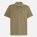 Timberland Ανδρική Μπλούζα SS Millers River Pique Polo TB0A6VDP-A58 Λαδί