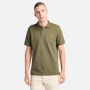 Timberland Ανδρική Μπλούζα SS Millers River Pique Polo TB0A6VDP-A58 Λαδί