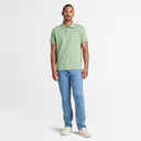 Timberland Ανδρική Μπλούζα SS Millers River Pique Polo TB0A6VDP-EC6 Πράσινο