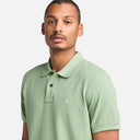 Timberland Ανδρική Μπλούζα SS Millers River Pique Polo TB0A6VDP-EC6 Πράσινο